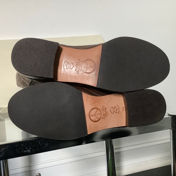 MERE Women's Brown Leather Boots, Size: 8M, Made in Brazil - Picture 4 of 15